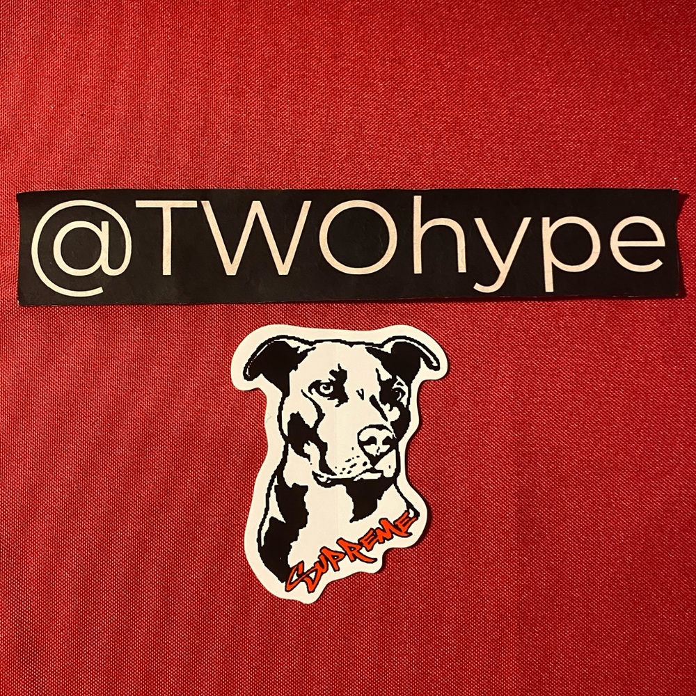 Supreme Pitbull Sticker (SS20)